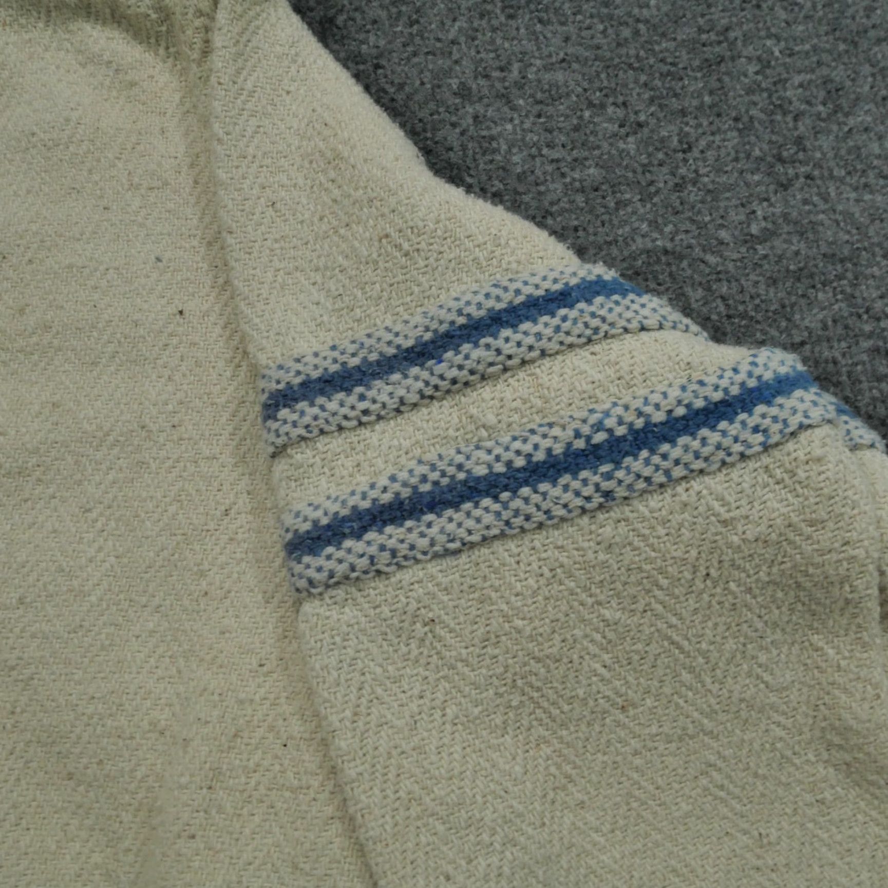 Vintage VINTAGE Big G Imports Sweatshirt Adult XL Tan Blue Hippie Drug Rug Mexico Sweatshirt Size US XL / EU 56 / 4 - 3 Thumbnail