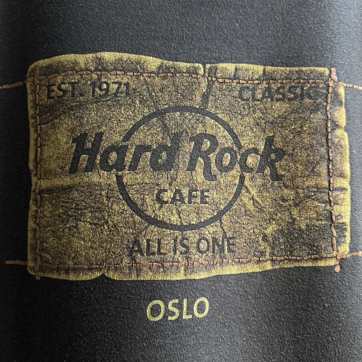 Hard Rock Cafe Vintage Hard Rock Cafe Oslo Logo Brown Tee Size US M / EU 48-50 / 2 - 4 Thumbnail