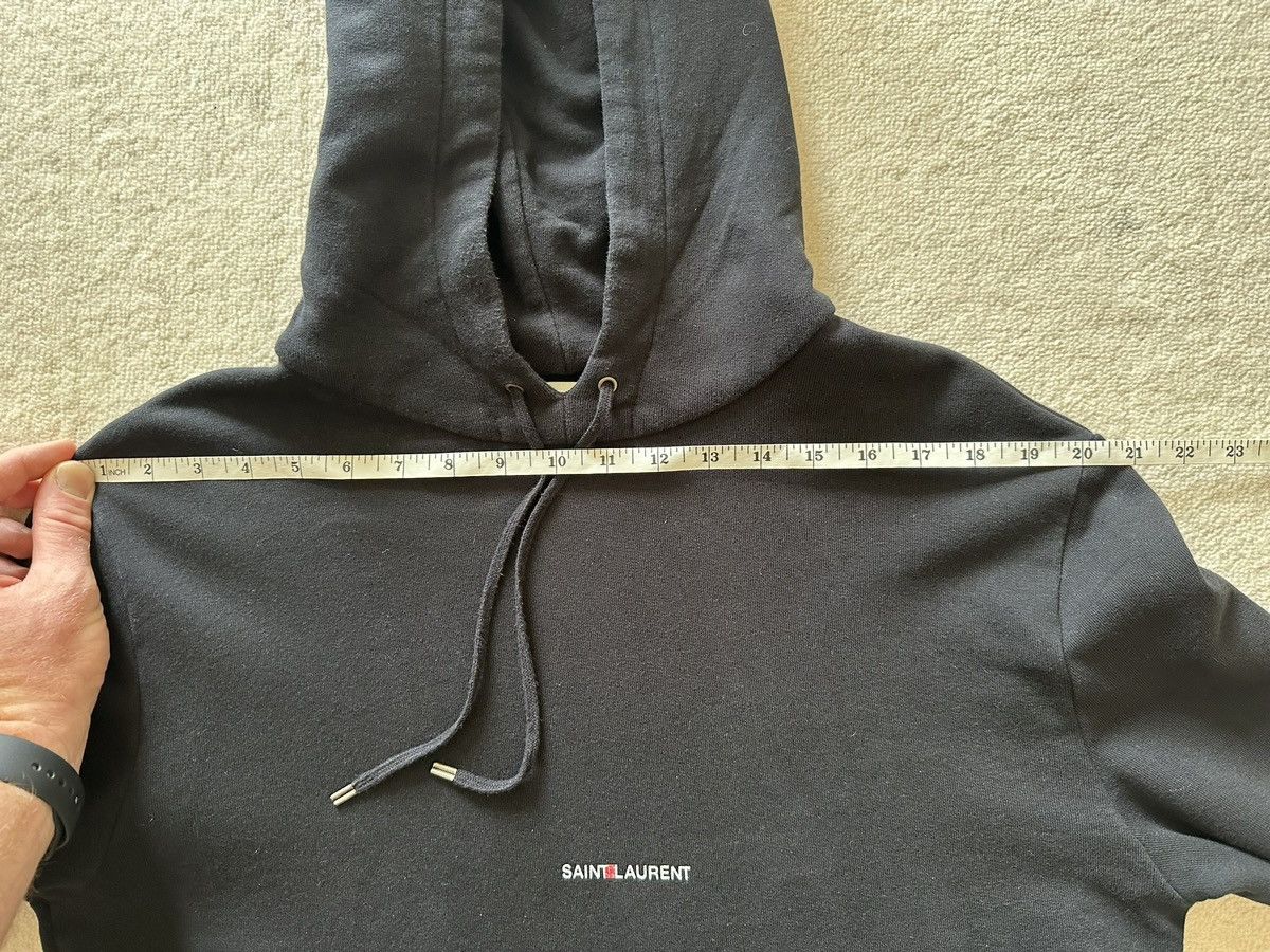 Saint Laurent Paris $990 🤑 Saint Laurent Rive Gauche logo black hoodie Small Size US S / EU 44-46 / 1 - 9 Thumbnail