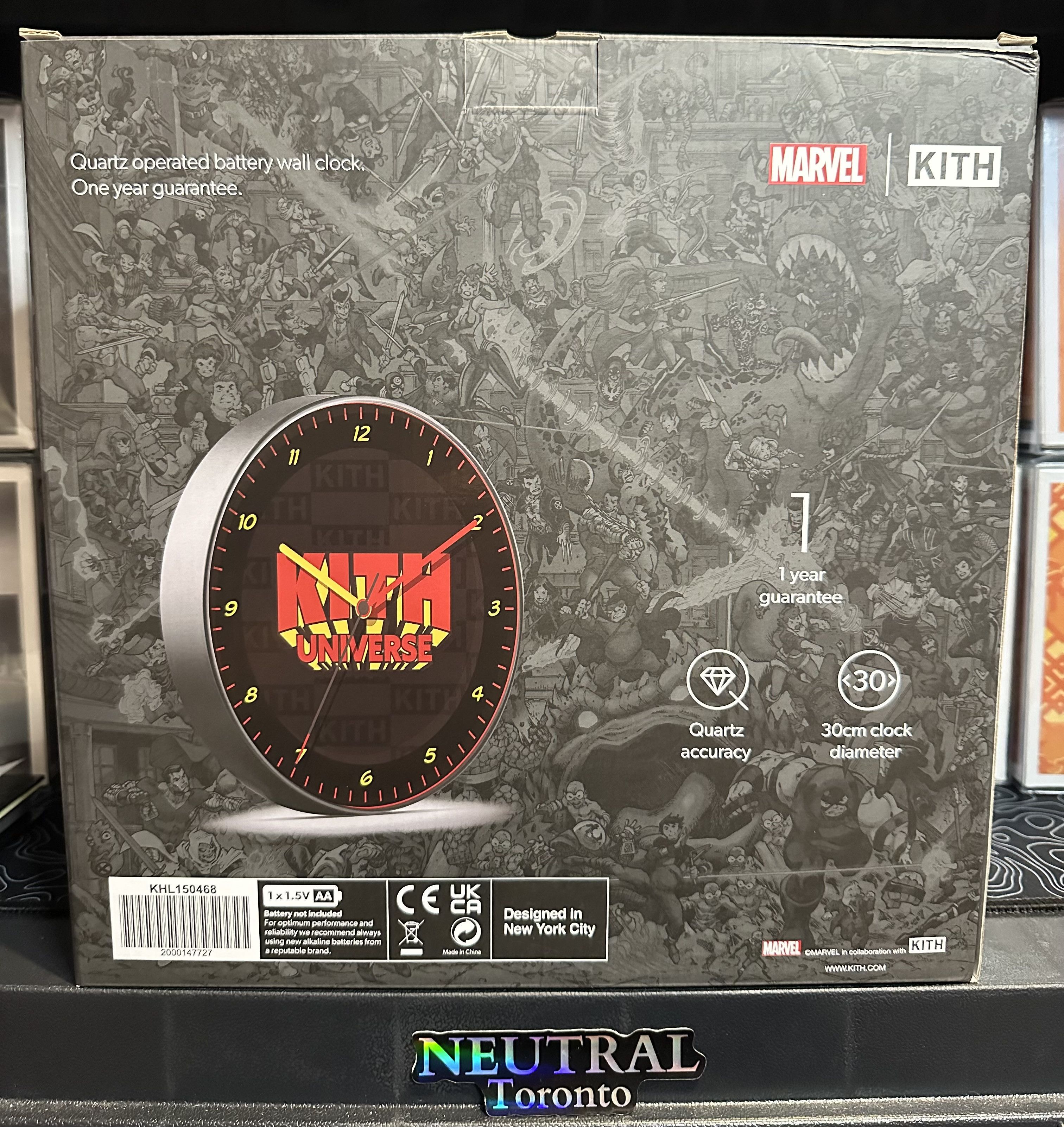 Kith × Marvel Comics Kith x Marvel Universe Clock Size ONE SIZE - 4 Thumbnail