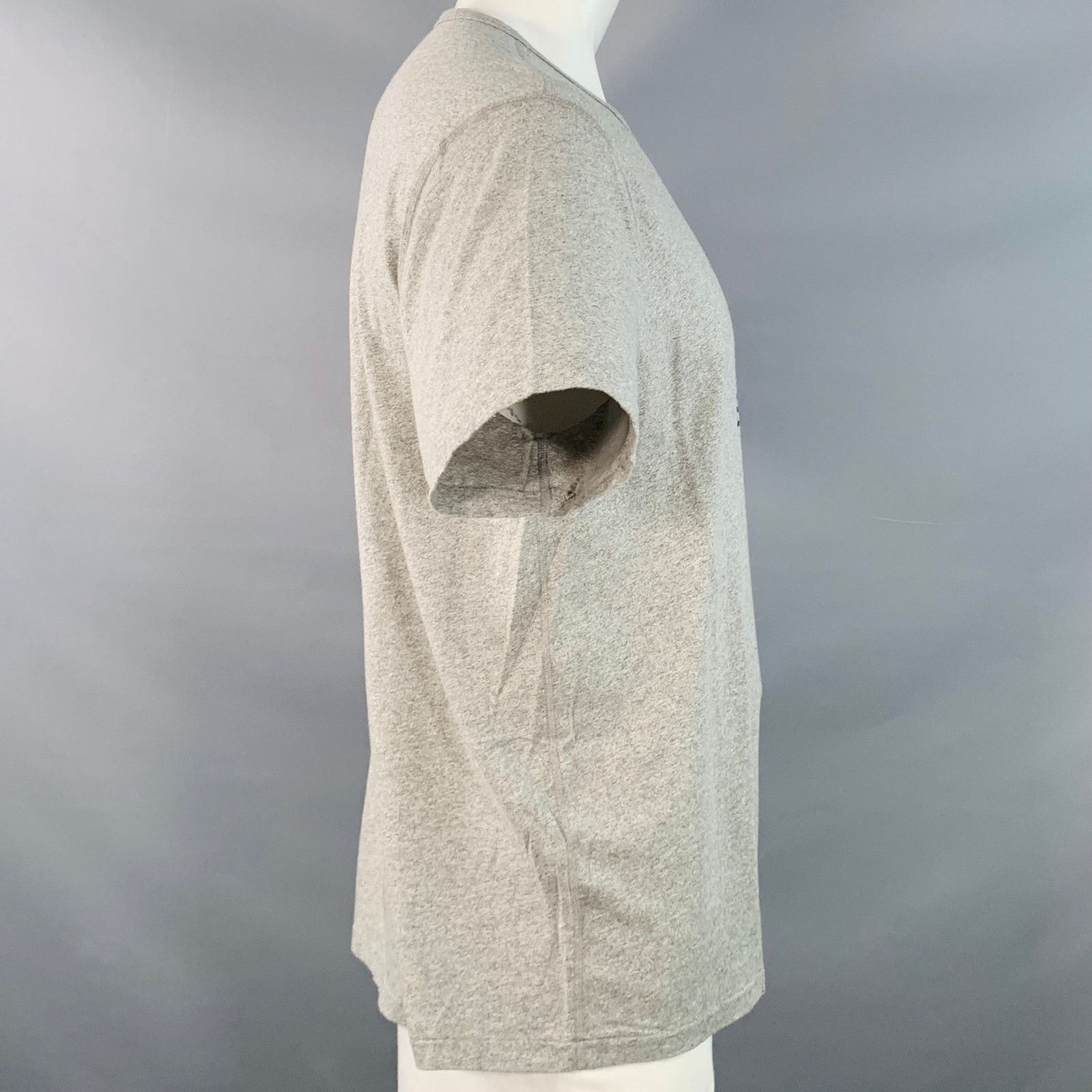 Ralph Lauren RRL by RALPH LAUREN Size XL Grey Logo Cotton Jersey T-shirt Size US XL / EU 56 / 4 - 3 Thumbnail