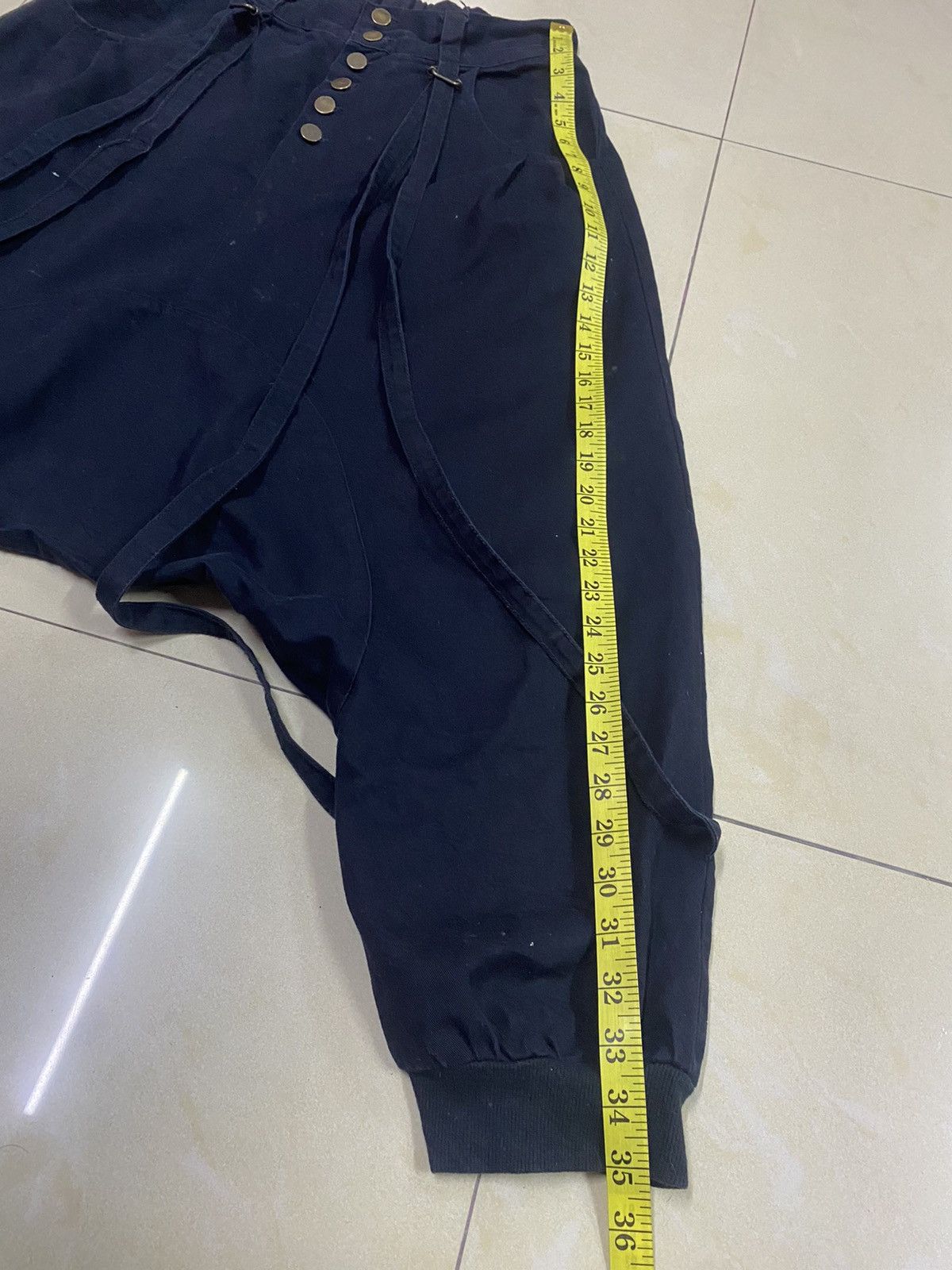 Japanese Brand Yohji Yamamoto Style Balloon Dropped Crotch Pants Size 28-32 Size US 32 / EU 48 - 10 Thumbnail