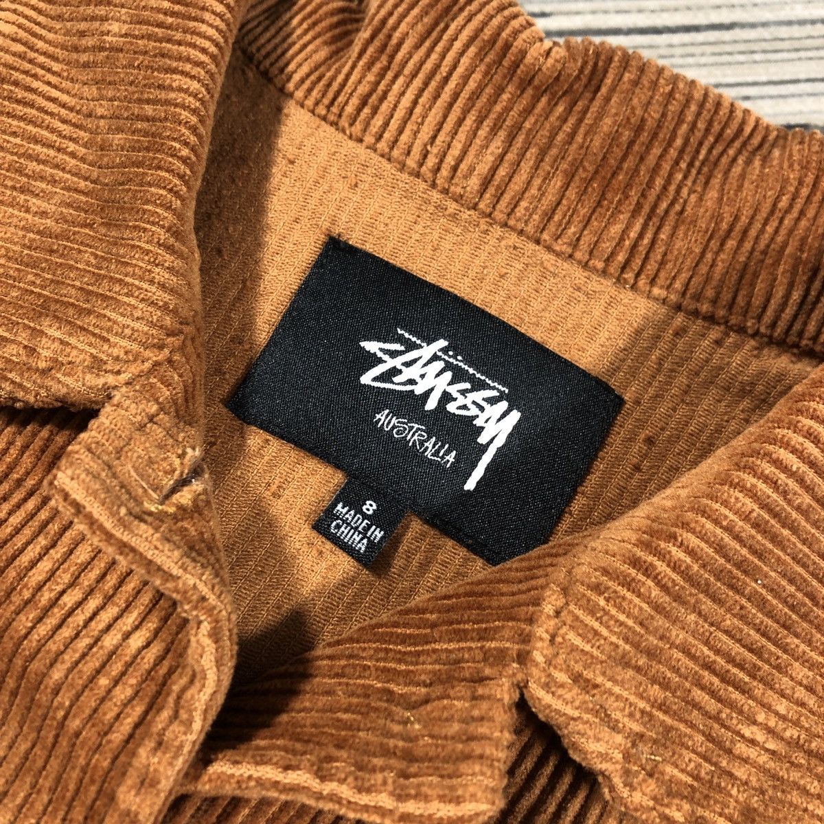 Stussy × Vintage (8) Stussy Parka Rust Corduroy Coats Size M / US 6-8 / IT 42-44 - 4 Thumbnail
