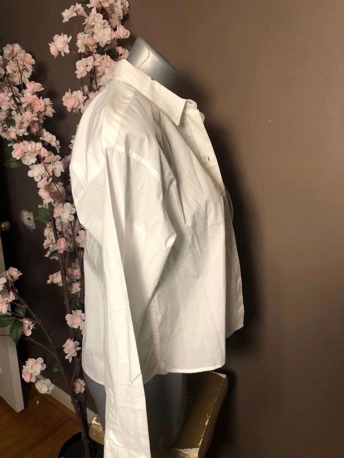 J.Crew J.Crew top button down shirt tuxedo design Size S / US 4 / IT 40 - 4 Thumbnail