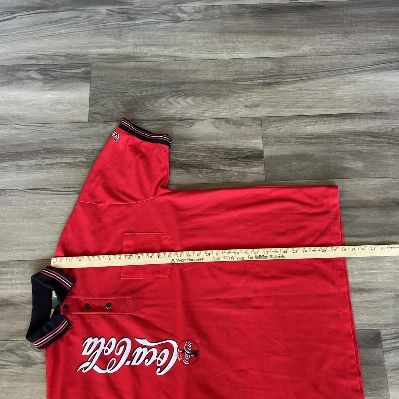 Coca Cola Vintage 80’s 70’s Coca Cola Polo Shirt Rare Colectable XL Size US XL / EU 56 / 4 - 7 Thumbnail