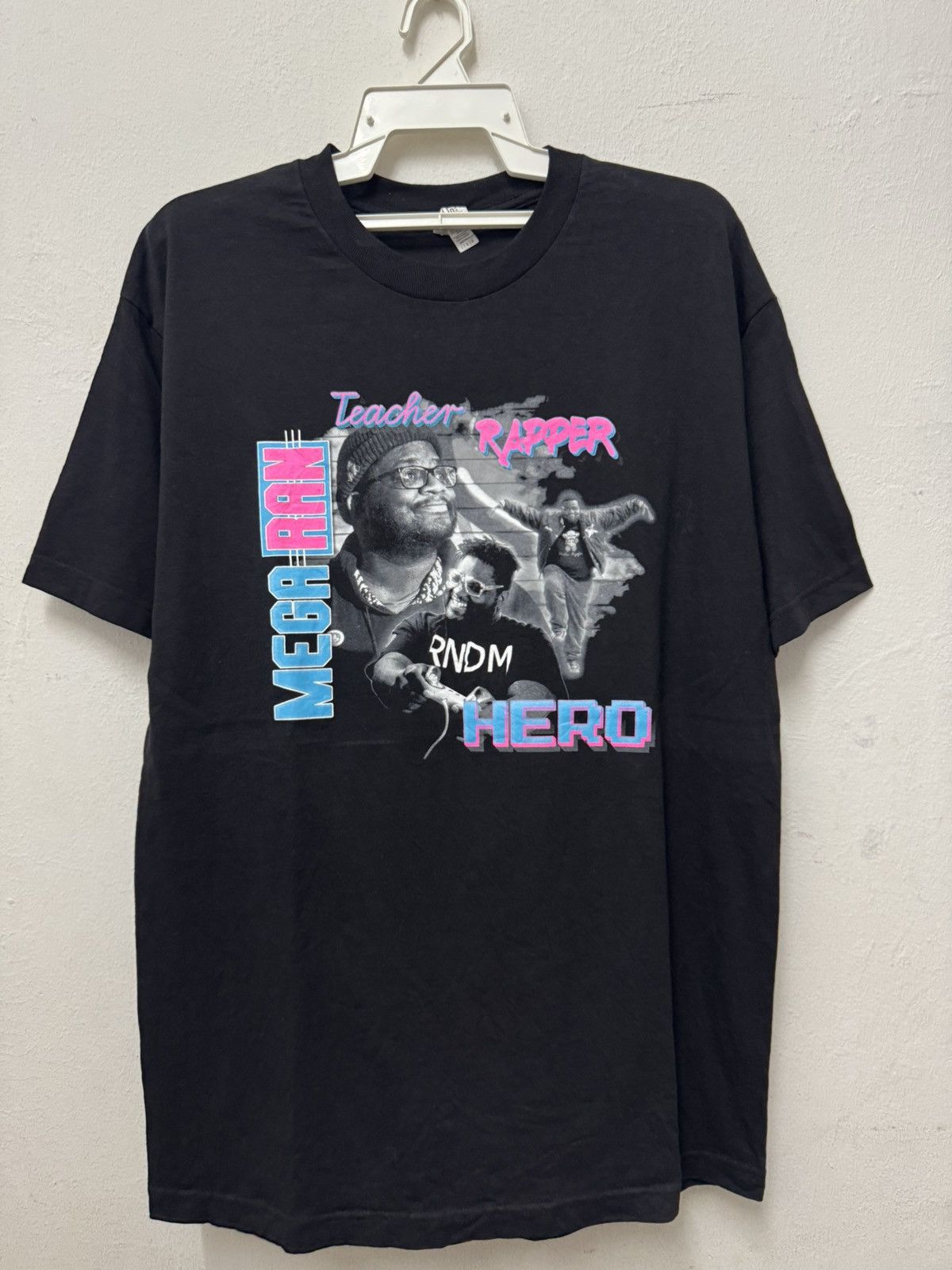 Rap Tees × Vintage Mega Ran Rapper Teacher Movie / Song Hip Hop T shirt Size US L / EU 52-54 / 3 - 1 Thumbnail