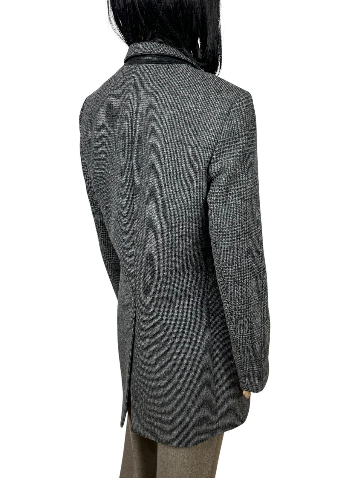 Allsaints All Saints Wool Coat 1 Button Plaid Sleeves size US6 EU38 Size M / US 6-8 / IT 42-44 - 7 Thumbnail