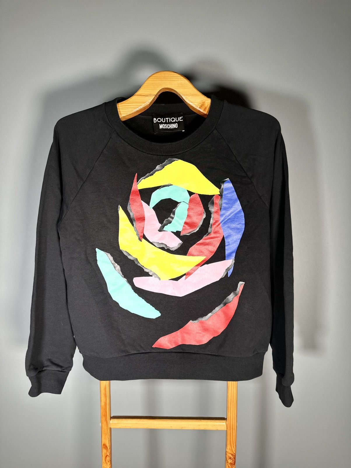 Moschino Moschino boutique women sweatshirts multicolor flower Size S / US 4 / IT 40 - 3 Thumbnail