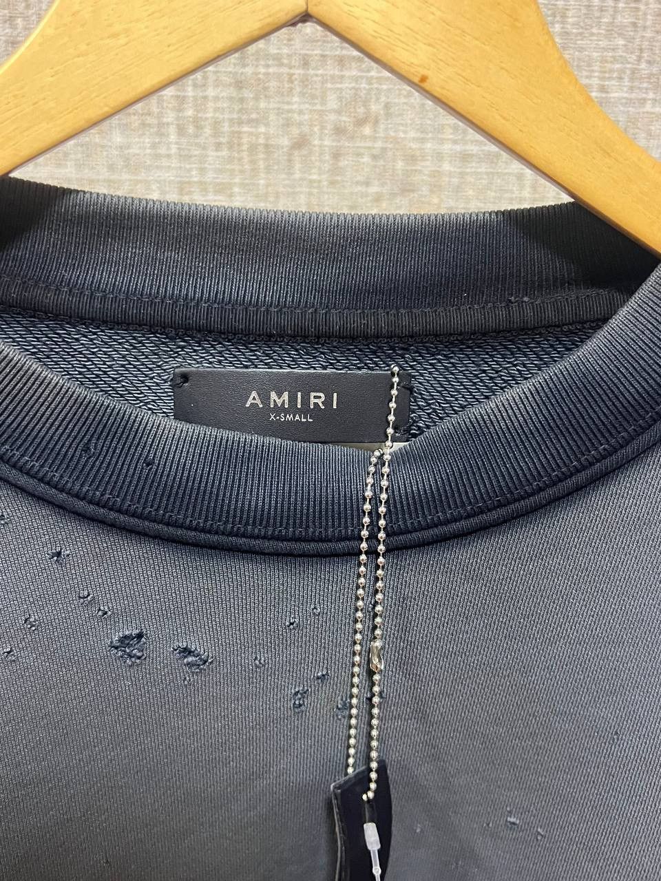 Amiri AMIRI WASHED SHOTGUN CREW SWEATSHIRT Size US XS / EU 42 / 0 - 7 Thumbnail