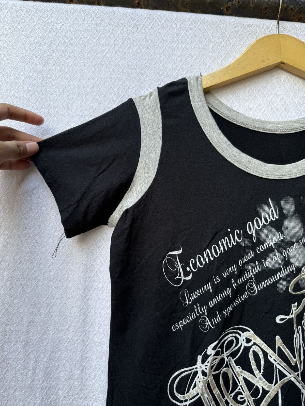 Japanese Brand Y2k Japanese Style Poem Gothic Punk Shirt Size US XS / EU 42 / 0 - 3 Thumbnail