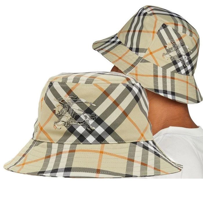 Burberry o1w1db10126 Size: S / Check Bucket Hat / Cap in Multicolor Size ONE SIZE - 5 Thumbnail