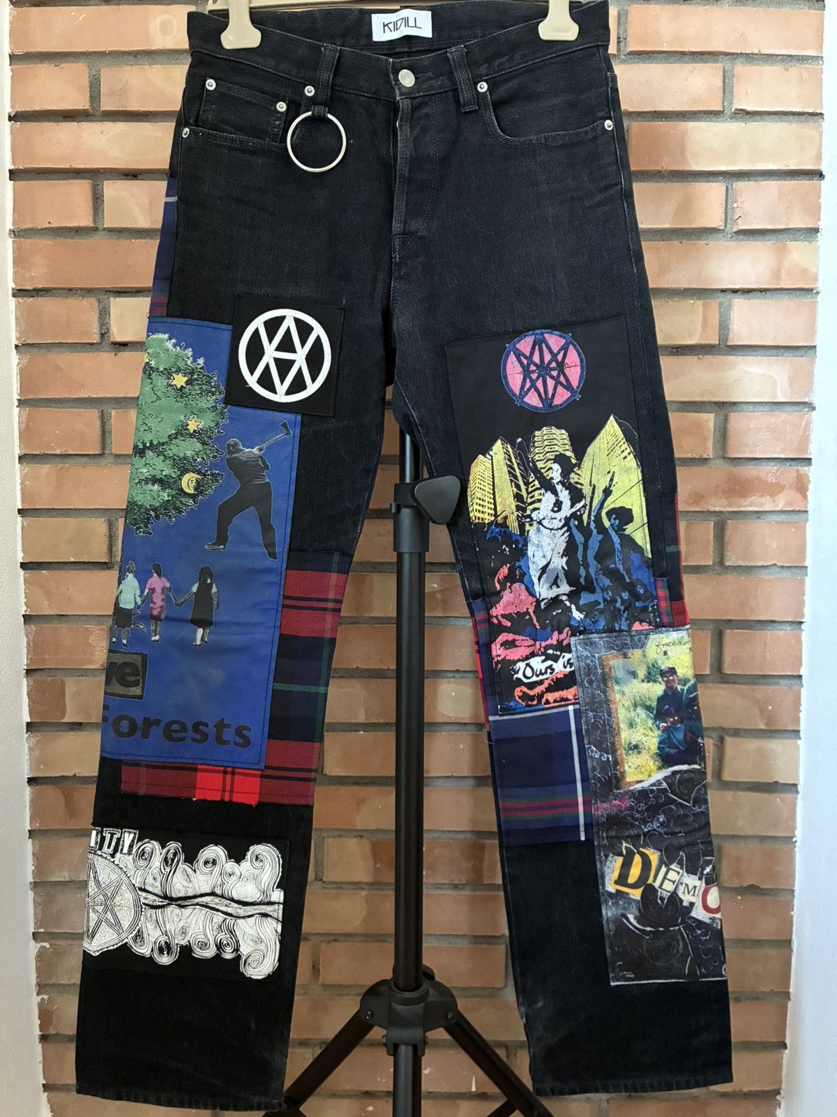 KIDILL KIDILL AW20 Edwin Jamie Reid Punk Patchwork jeans Size US 30 / EU 46 - 1 Thumbnail