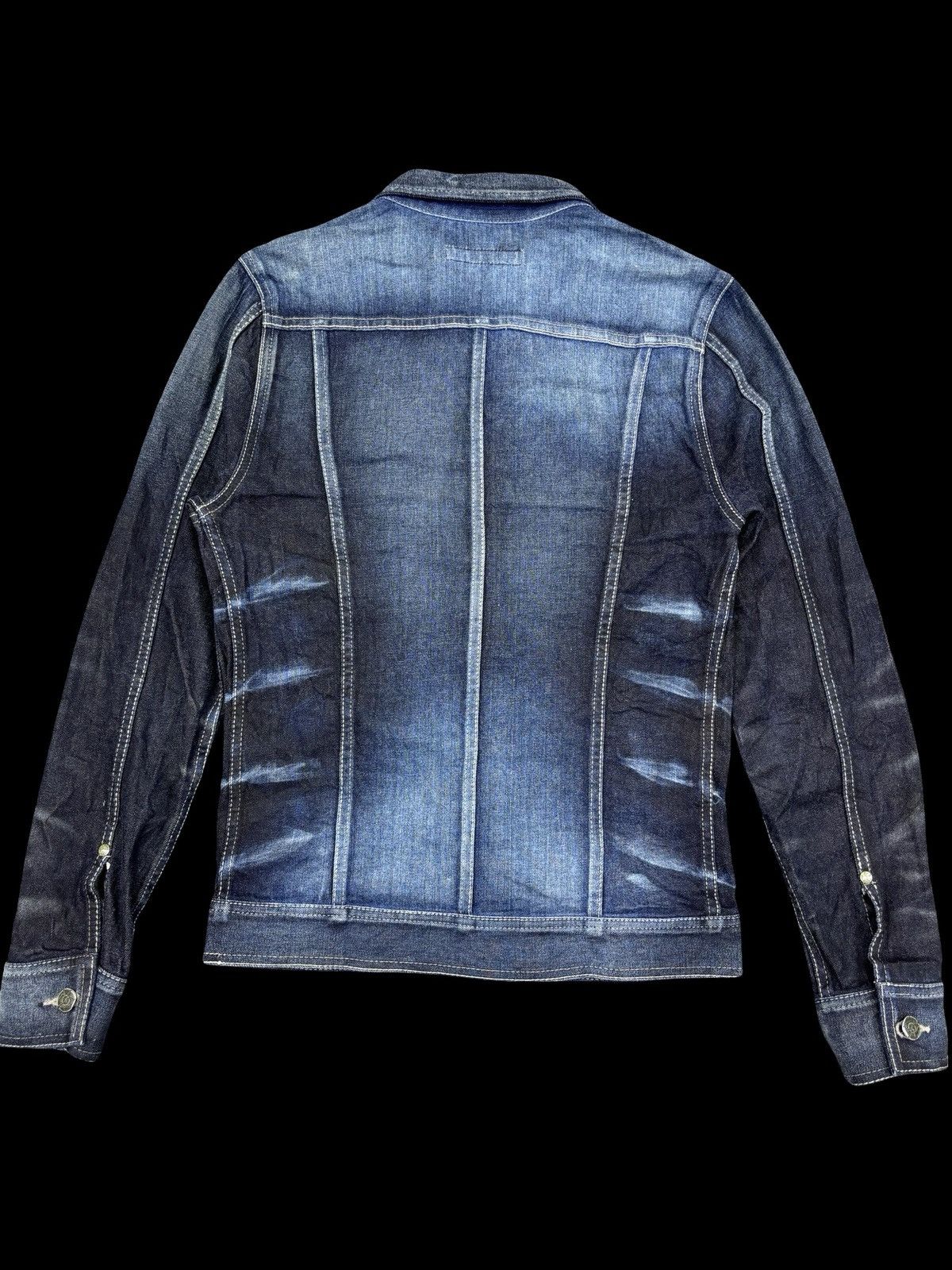 GOSTAR DE FUGA 💥Archival💥Fuga Claw Mark Fades Skinny Trucker Jacket K9 Size US XS / EU 42 / 0 - 2 Thumbnail