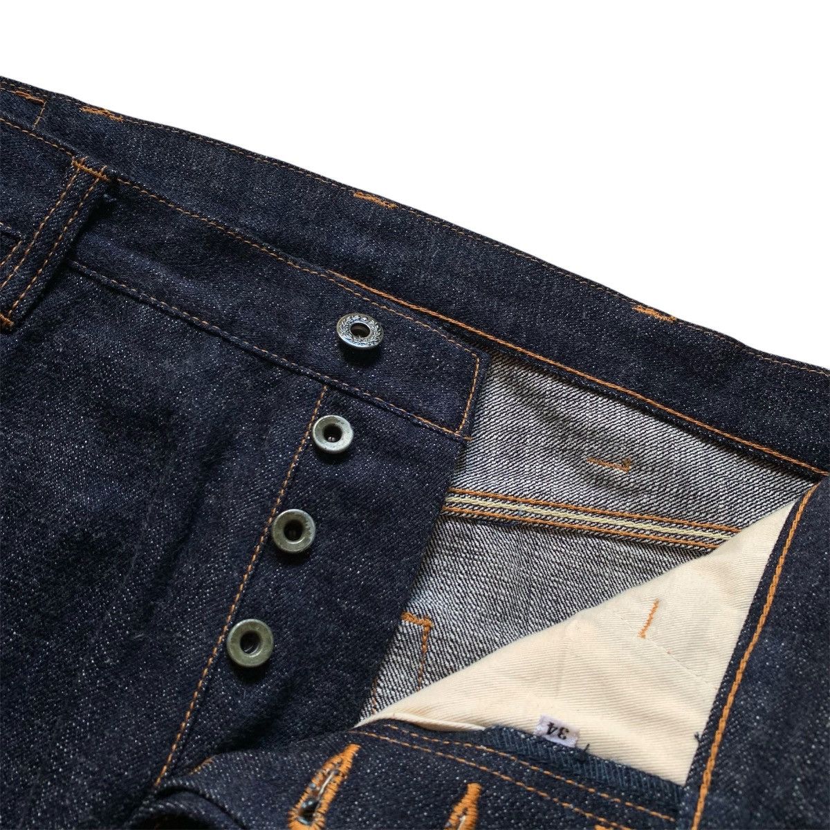 Japanese Brand Vtg 90s Union Bross Double Knee Slevedge Denim Pants Size US 32 / EU 48 - 4 Thumbnail