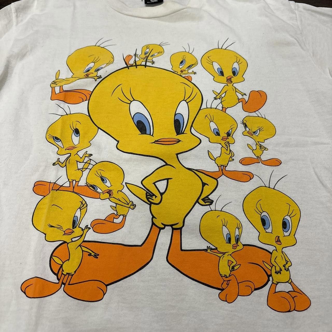 Designer vintage tweety bird t shirt 1995 L Looney Tunes Size US L / EU 52-54 / 3 - 4 Thumbnail