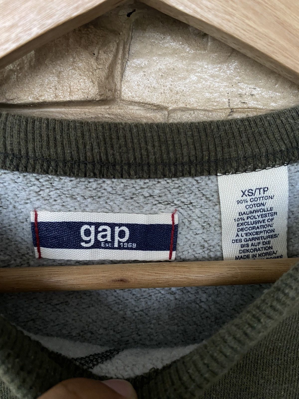 Gap Gap Denim Sweatshirt Sweater Size US XS / EU 42 / 0 - 5 Thumbnail