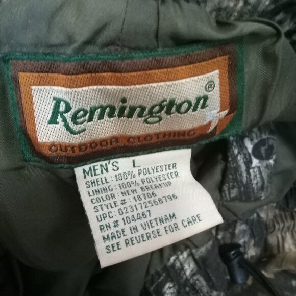 Other Remington Mossy Oak Breakup Camouflage Lined Wind Pants Size US 32 / EU 48 - 4 Thumbnail
