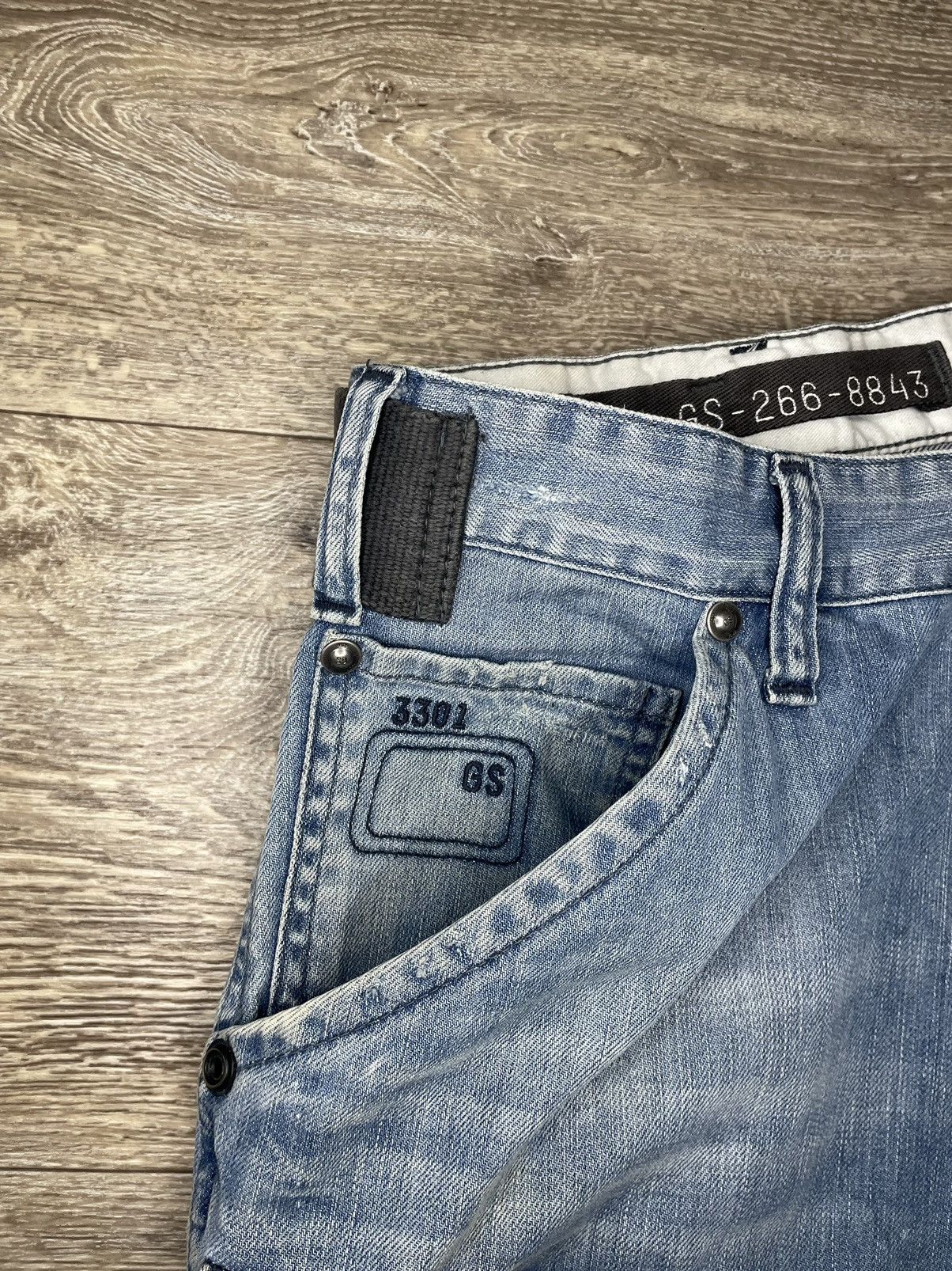 G-Star × Vintage G-star jeans big logo cargo pants Size US 32 / EU 48 - 7 Thumbnail