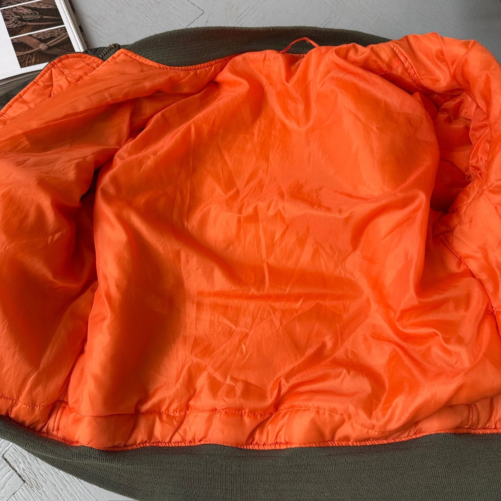 Vintage Vintage MA 1 Pilot Nylon Bomber Jacket Size US S / EU 44-46 / 1 - 11 Thumbnail