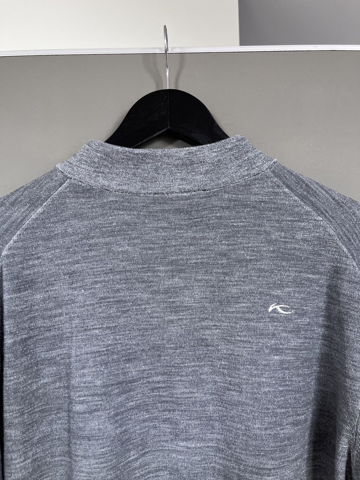 KJUS Kjus Melange Gray Wool Half-Zip Thermo Sweater Size US XL / EU 56 / 4 - 11 Thumbnail