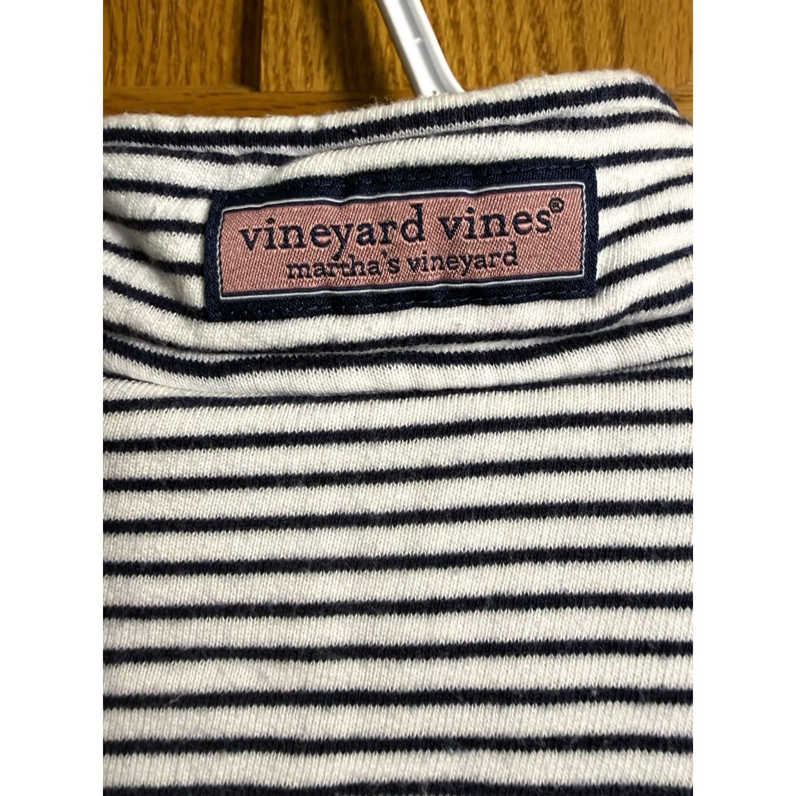 Vineyard Vines Vineyard Vines Womens XS Sweater Pullover Striped 1/4 Zip Outdoor Coastal Preppy Blue Fleece Size XS / US 0-2 / IT 36-38 - 5 Thumbnail