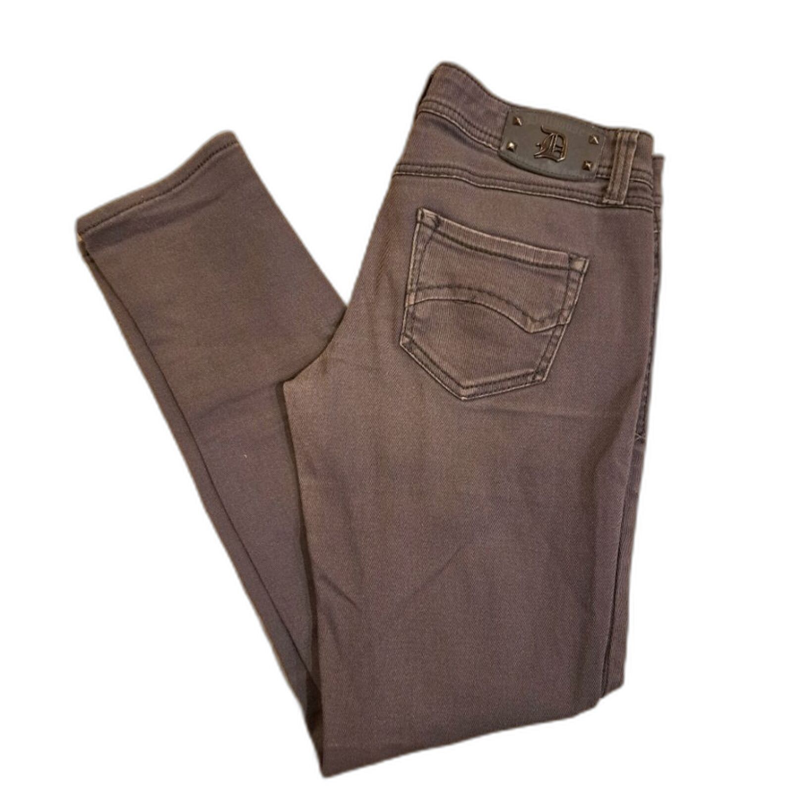 Other Dollhouse CrazySexyCool gray stretchy denim jeans juniors 7 Size 28" / US 6 / IT 42 - 1 Thumbnail