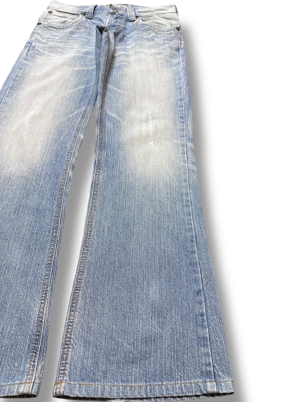 Edwin Vintage Edwin XV Flare Bootcut Faded Wash Denim Size US 29 - 4 Thumbnail