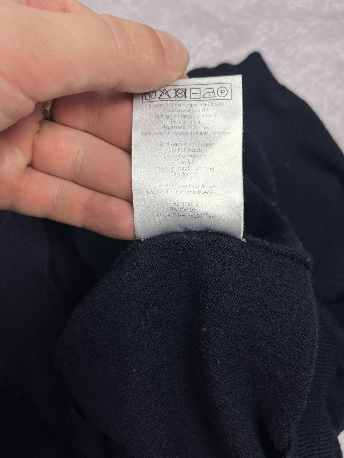 Sezane SEZANE Wool Button Neck Sweater Size S Blue Size S / US 4 / IT 40 - 11 Thumbnail