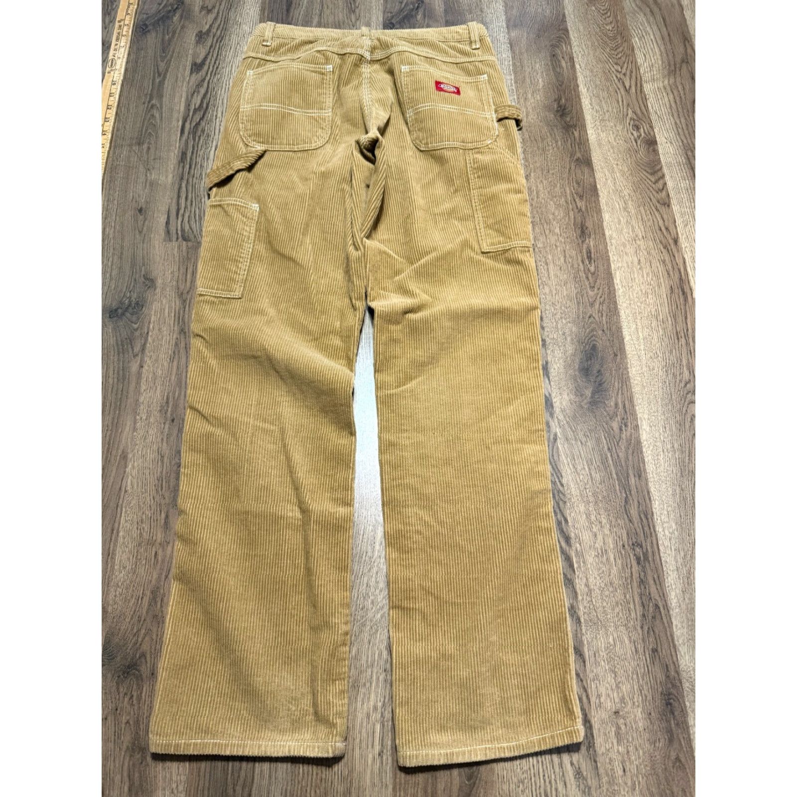 Dickies Dickies Pants Womens Size 0/24 Brown Corduroy Straight Leg Carpenter Size 42" / US 20 - 2 Thumbnail