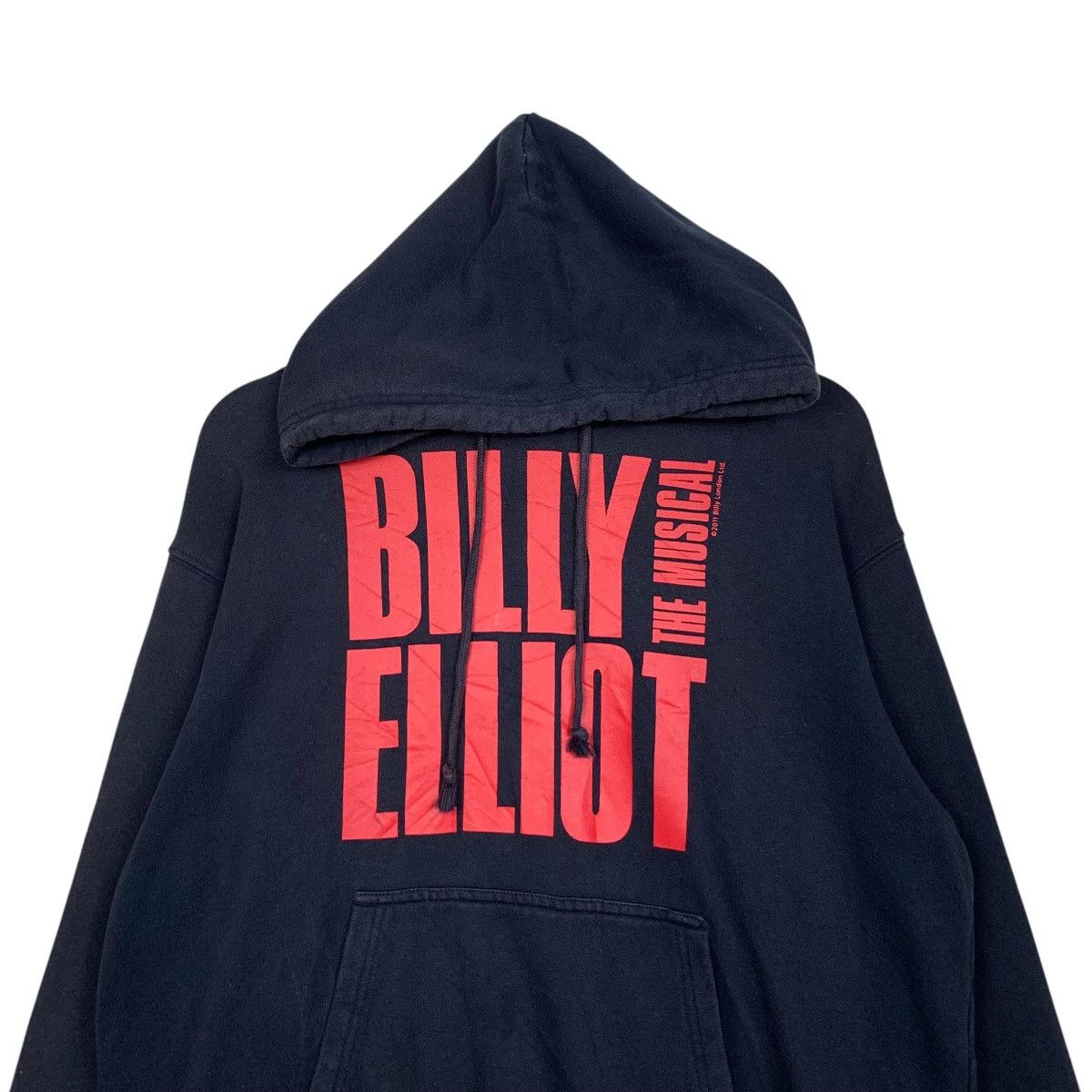 Vintage Billy Elliot the Musical Big Logo Pullover Hoodies #1762-C78 Size US M / EU 48-50 / 2 - 2 Thumbnail