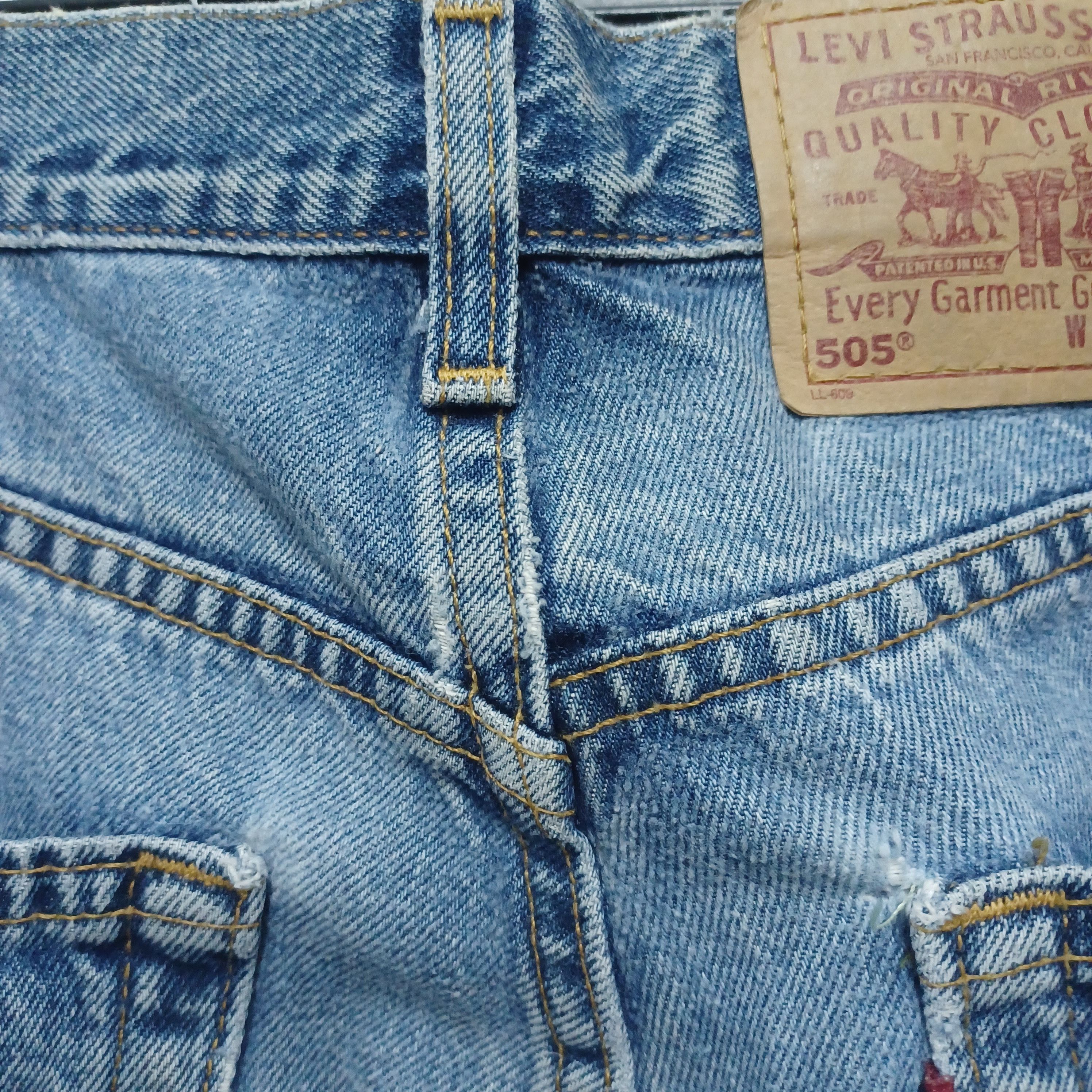 LEVIS 505 X YOKOHAMA F MARINOS DISTRESSES JEANS