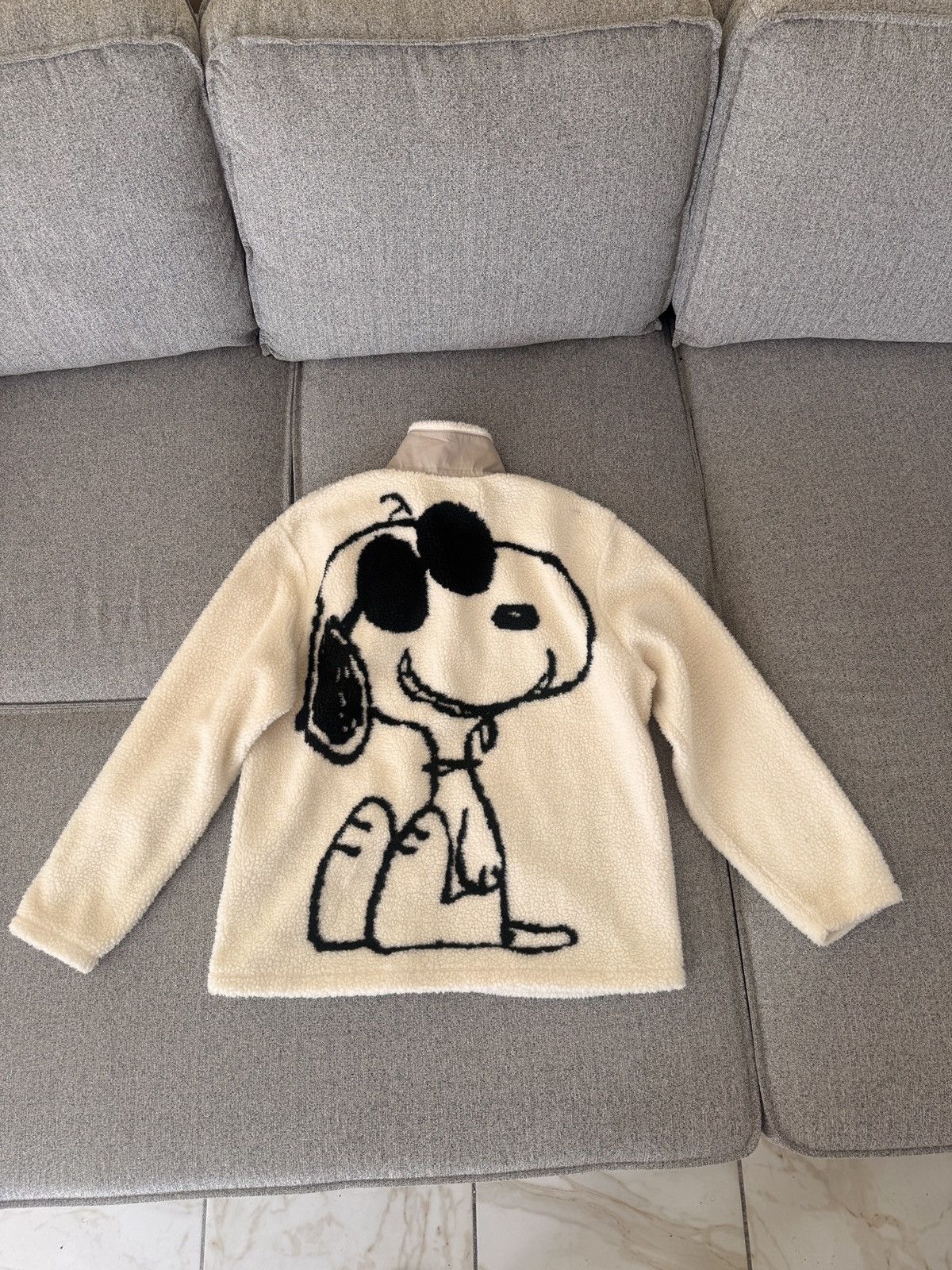 H&M × Peanuts H&M X Peanuts White Sherpa Fleece Size US L / EU 52-54 / 3 - 2 Thumbnail