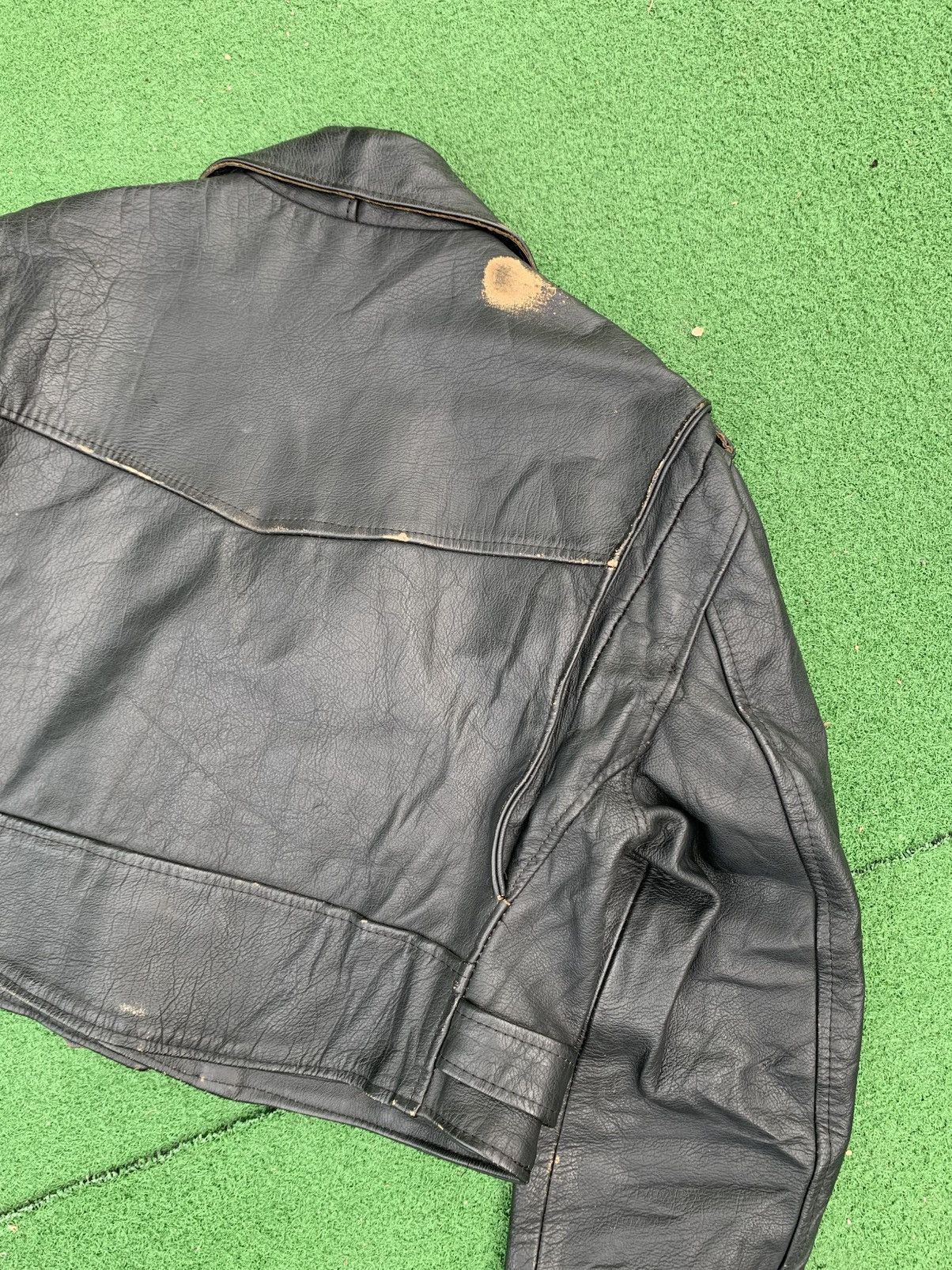 Genuine Leather VINTAGE TRUE DOUBLE COLLAR LEATHER JACKET Size US M / EU 48-50 / 2 - 10 Thumbnail