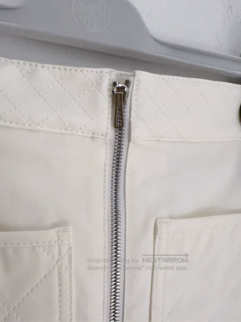 Hermes Hermes White diamond pattern skirt Size 25" / US 0 / IT 36 - 5 Thumbnail