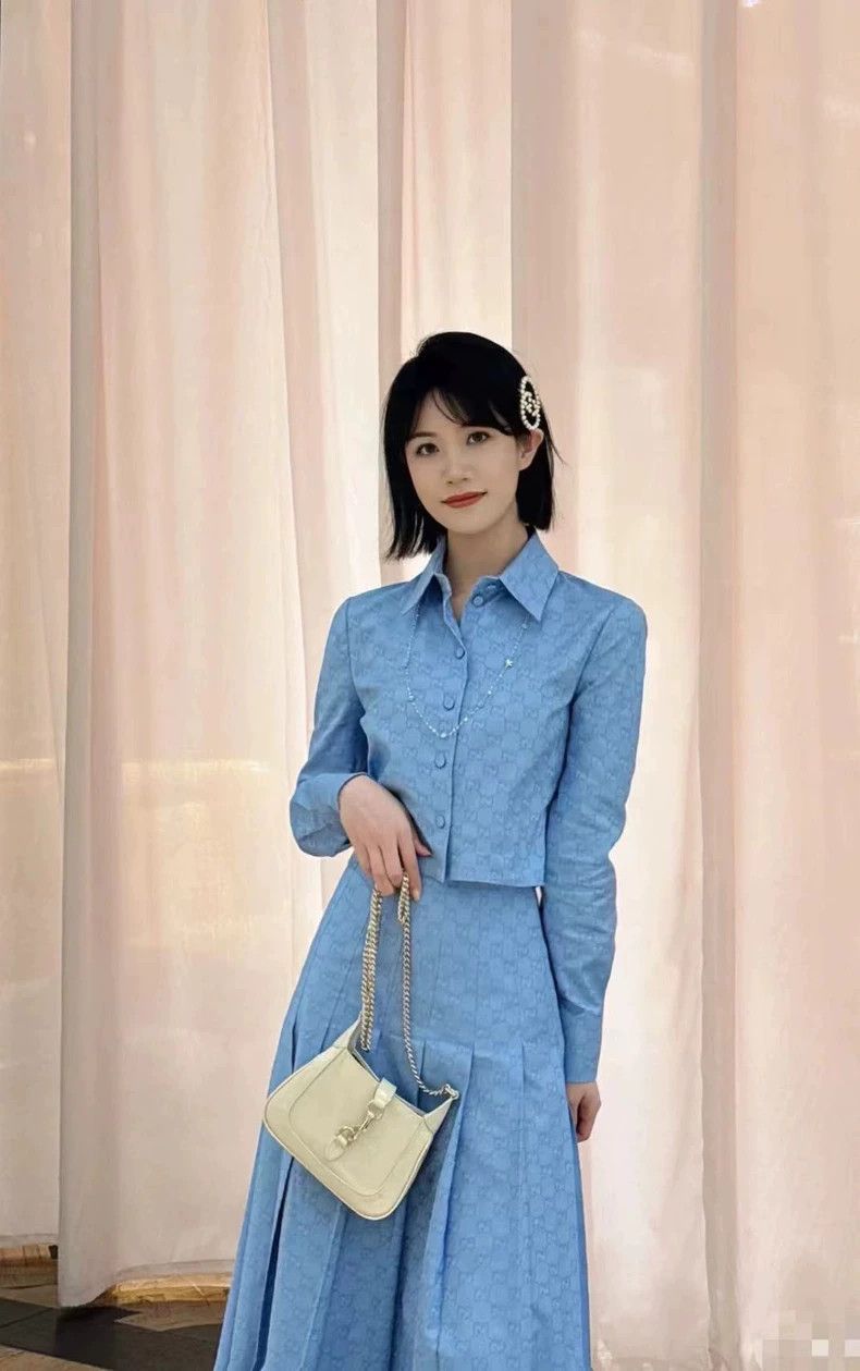 Gucci Gucci Short long-sleeved shirt with full print logo 2501-Ne Size US XXS / EU 40 - 7 Thumbnail
