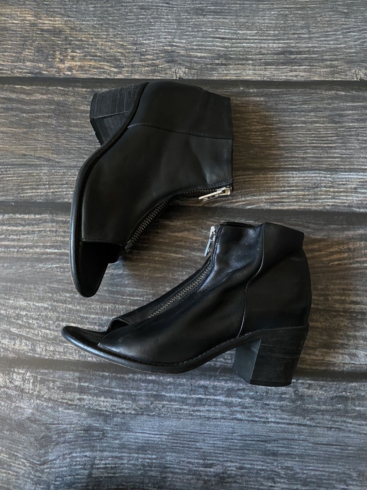 Diesel × Vintage DIESEL leather zip boots exclusive rare | Grailed