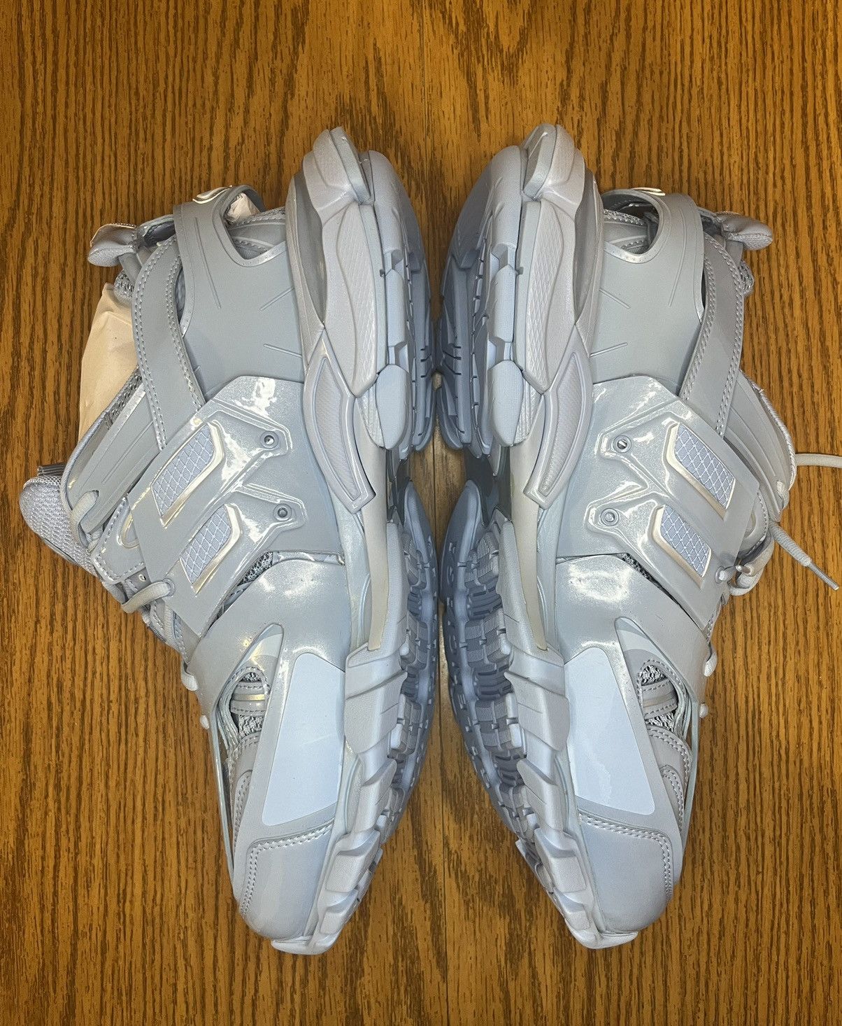 Balenciaga Balenciaga Track Sneaker (Metallic Light Blue) Size US 12 / EU 45 - 4 Thumbnail