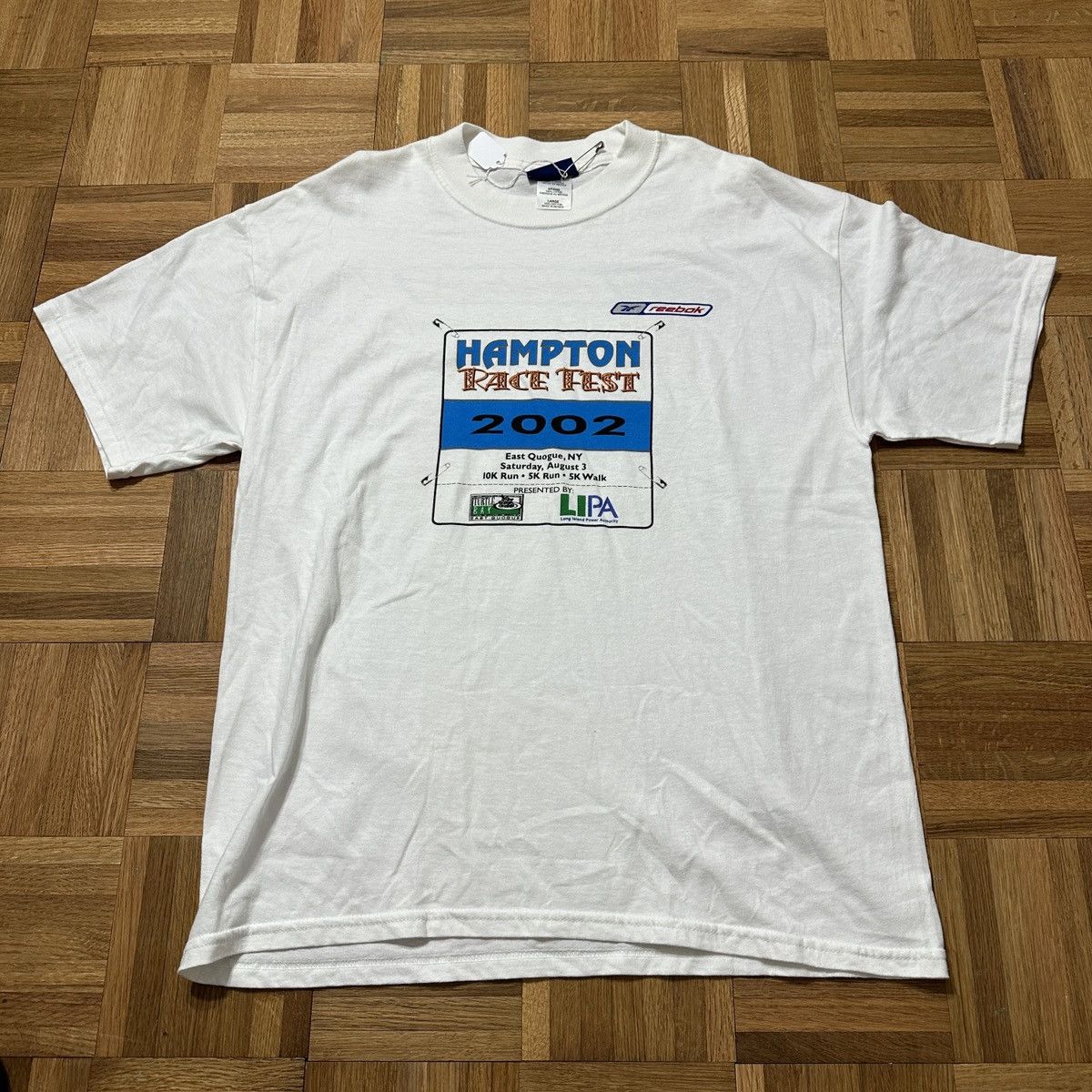 Reebok Vintage Reebok 2002 Hampton Race Fest tee Size US L / EU 52-54 / 3 - 1 Thumbnail