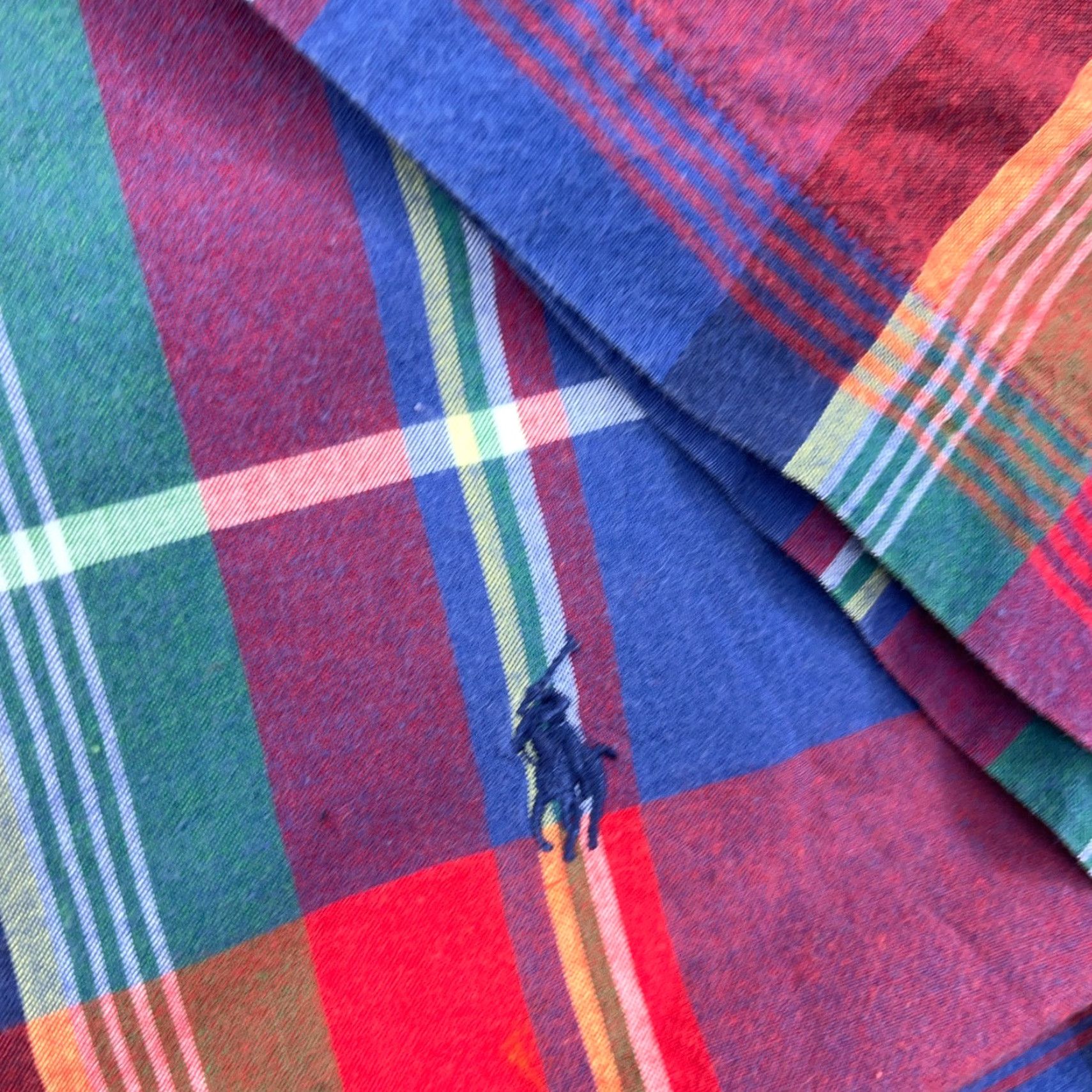 Ralph Lauren Ralph Lauren Shirt Men M Button-Up Plaid Madras Multicolor Cotton Blake India VTG Y2K Size US M / EU 48-50 / 2 - 3 Thumbnail