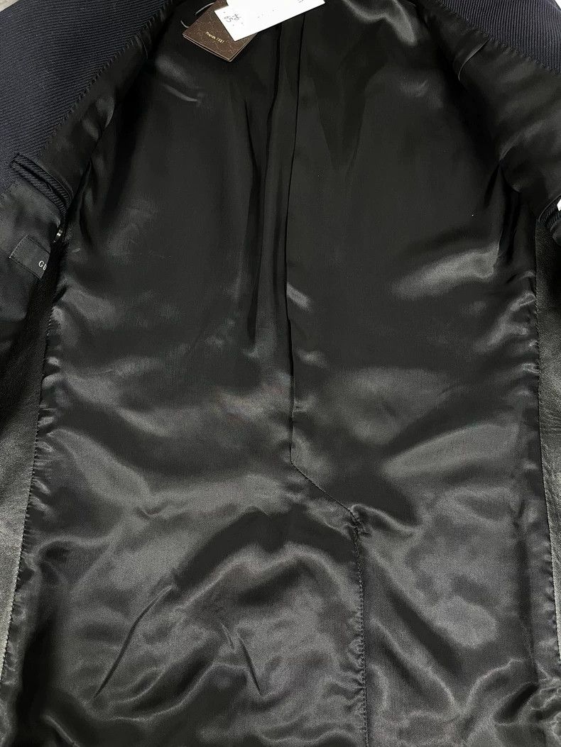 Gucci Gucci Black and blue stitching wool pocket jacket 2502-Next Size 52R - 4 Thumbnail