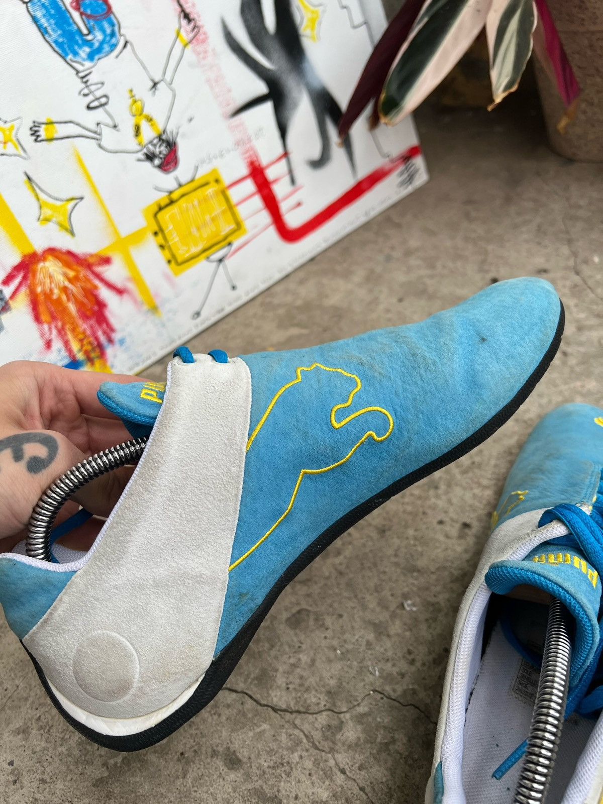 Puma × Vintage 2000s Puma Speedcat Suede Sneakers Japanese Style y2k Size US 7.5 / EU 40-41 - 15 Thumbnail