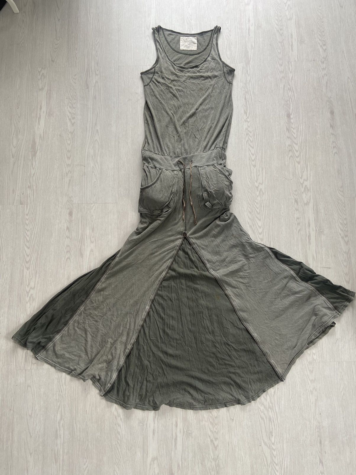 Japanese Brand Vintage 2000’s G.O.A Military Bondage Zipper Cargo Skirt Size M / US 6-8 / IT 42-44 - 2 Thumbnail