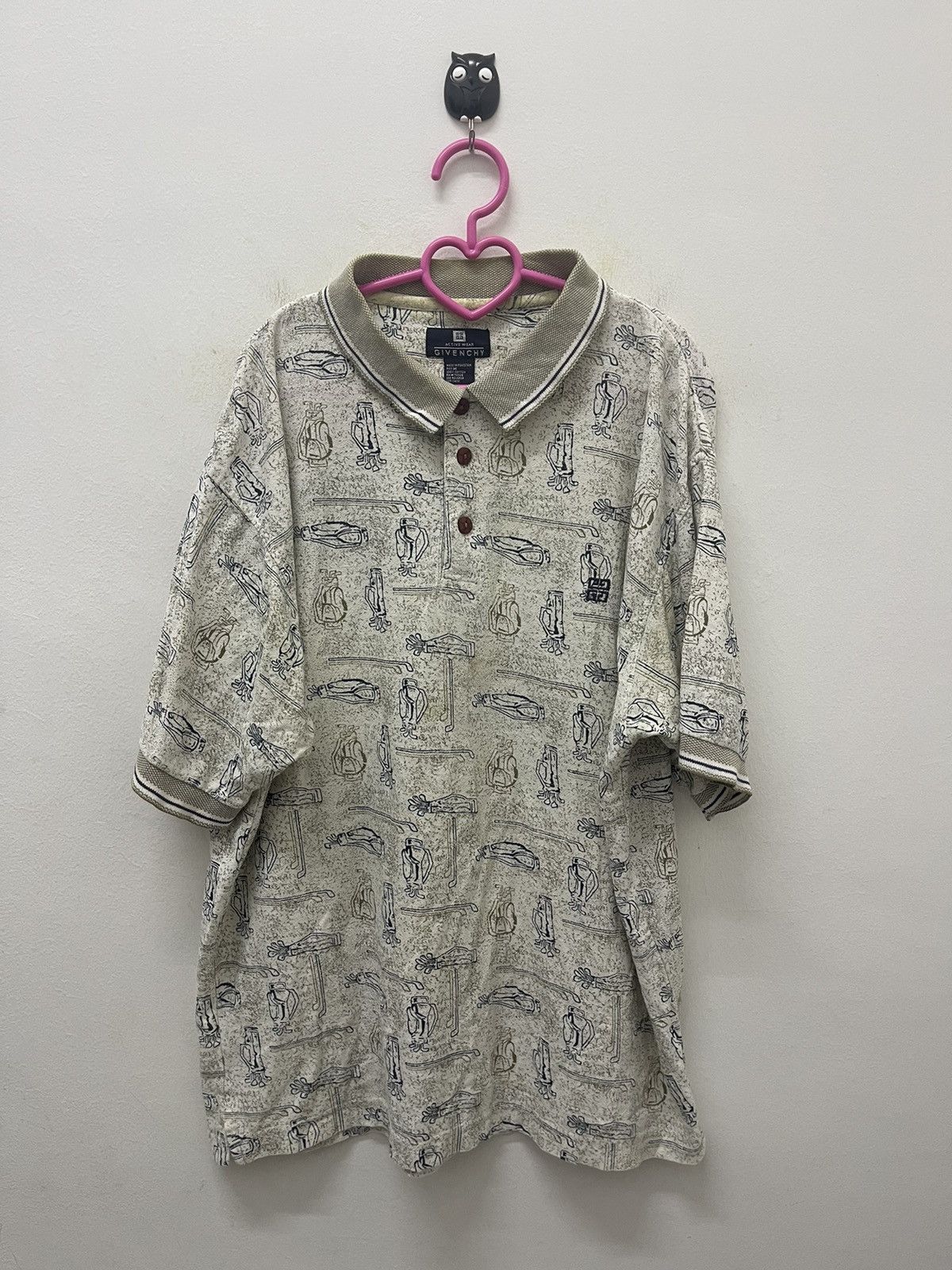 Givenchy × Luxury Rare! Givenchy Star Polo Embroidered Luxury