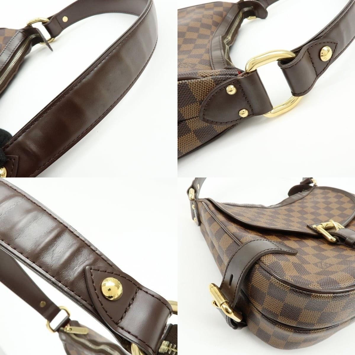 Louis Vuitton Louis Vuitton Damier Ebene Highbury Canvas Shoulder Bag Size ONE SIZE - 4 Thumbnail