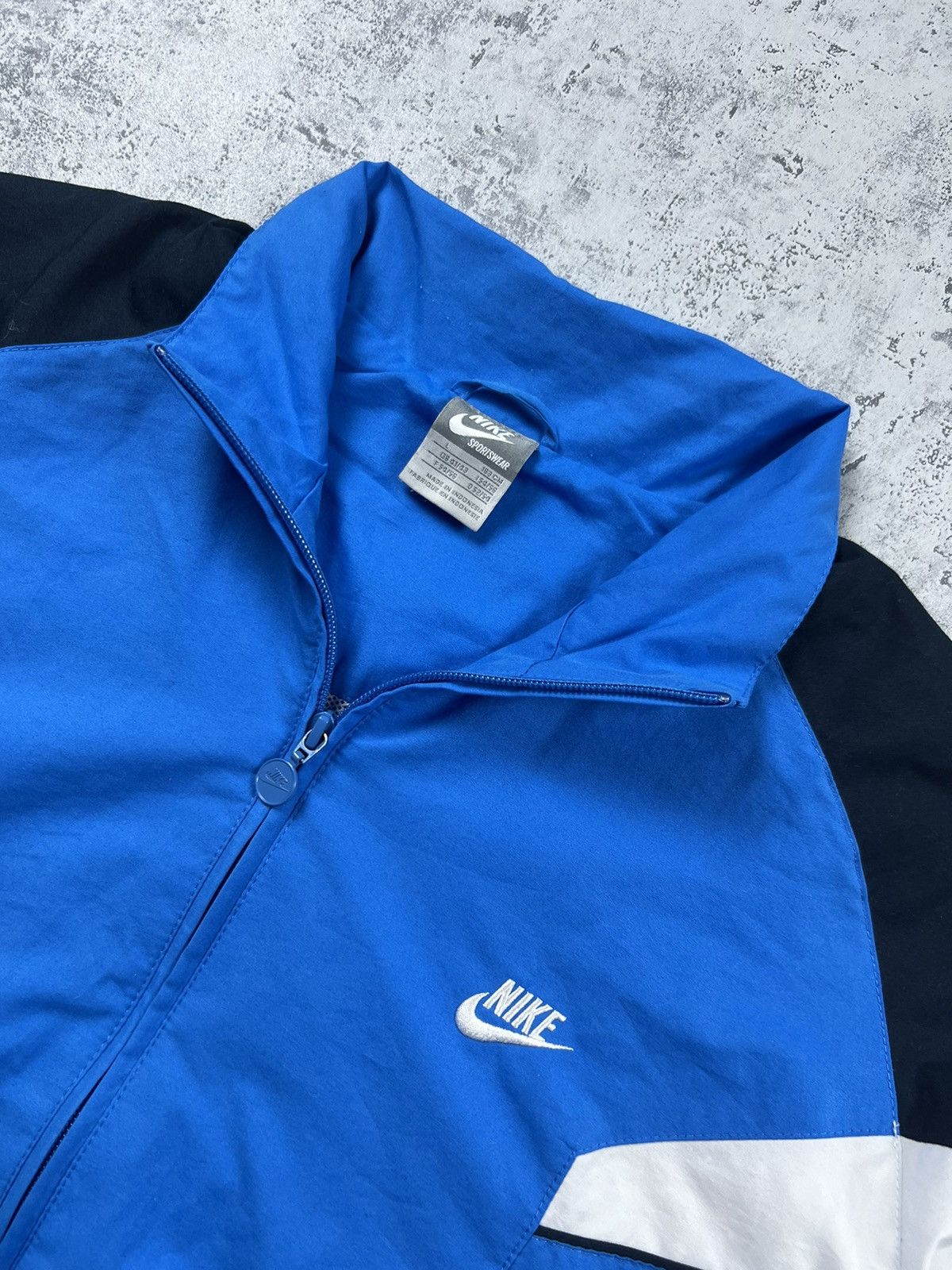 Nike 90s Nike Retro Logo Vintage Y2K Oversized Nylon Jacket Size US L / EU 52-54 / 3 - 4 Thumbnail