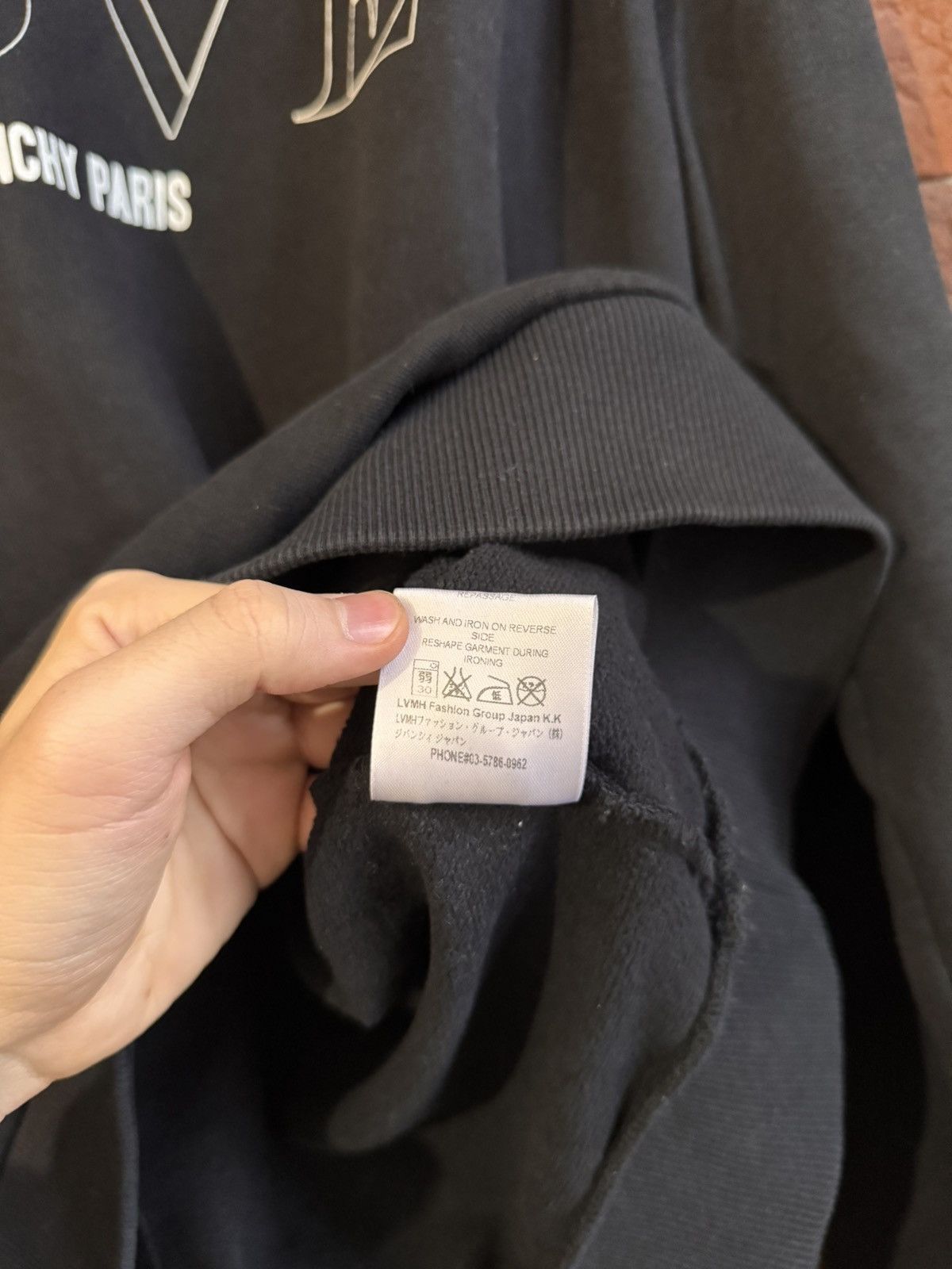 Givenchy Givenchy Riccardo Tisci Power Of Love Black Sweatshirt XL Size US XL / EU 56 / 4 - 7 Thumbnail