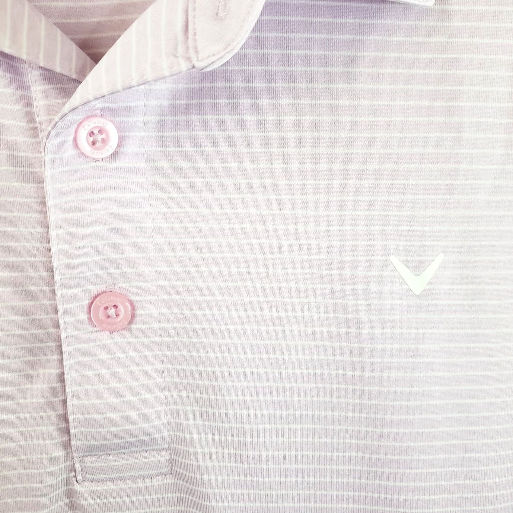 Callaway VINTAGE Callaway Opti Dri Polo Shirt Striped Short Sleeve Mens XL Pink XS? Size US XL / EU 56 / 4 - 5 Thumbnail
