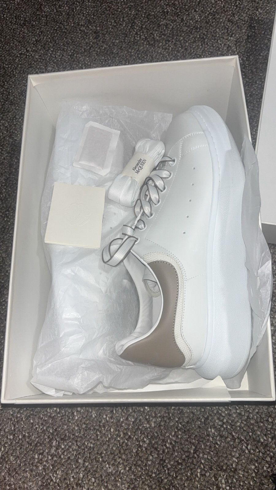 Alexander McQueen White stone Alexander mcqueens Size US 12 / EU 45 - 5 Thumbnail