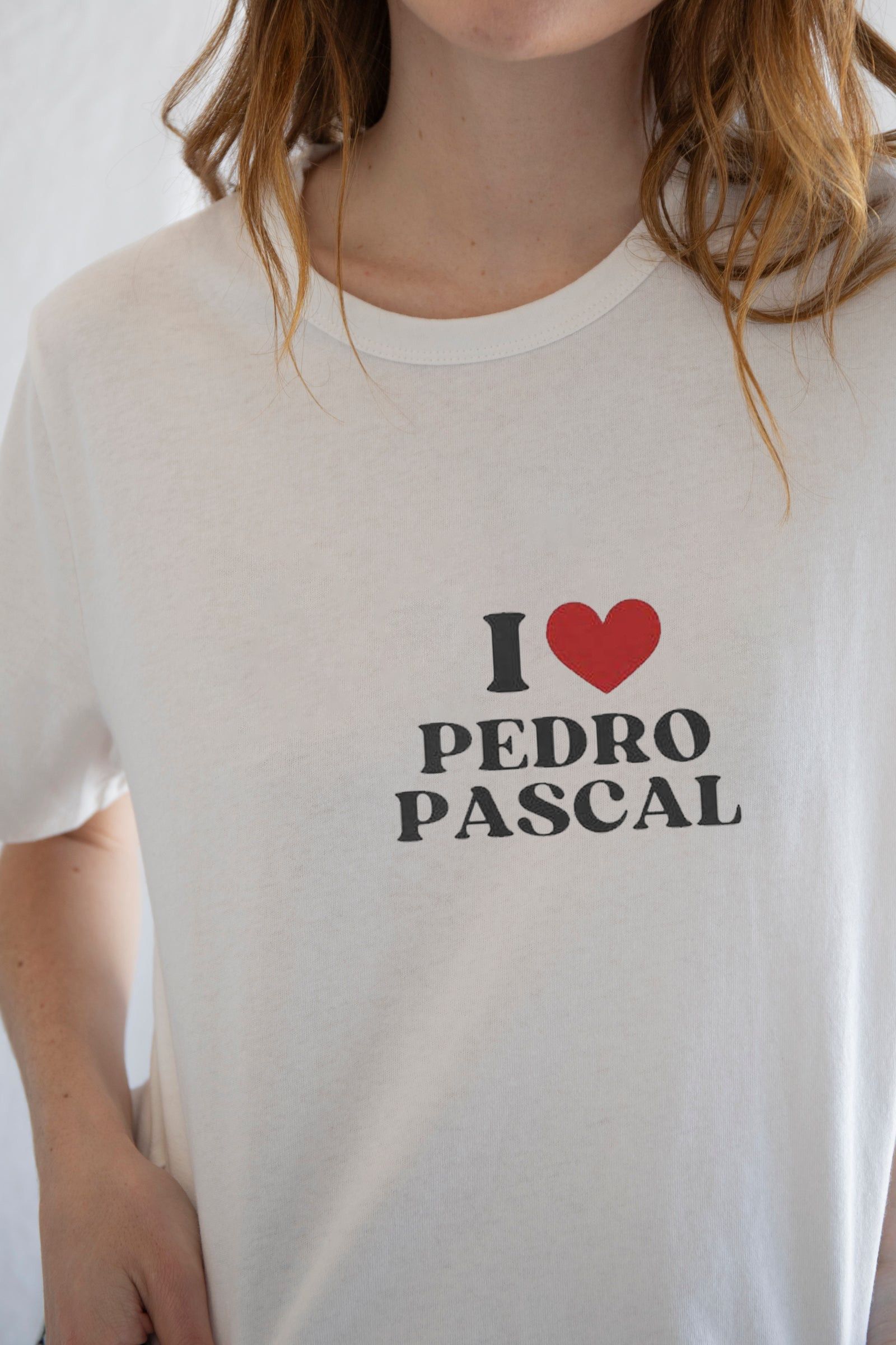 Designer × Vintage Pedro Pascal Fan Club Tee – “I ❤️ Pedro Pascal” Edition Size L / US 10 / IT 46 - 1 Thumbnail