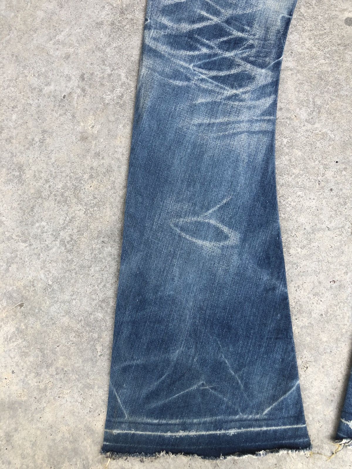 Lee Japanese Lee Flared Jeans Distressed Jeans Size US 32 / EU 48 - 11 Thumbnail